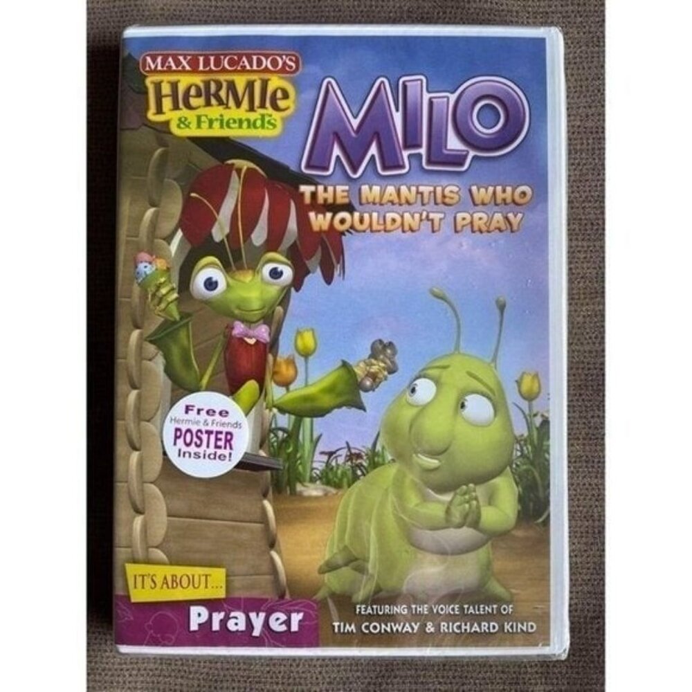 Hermie & Friends: Milo, the Mantis Who Wouldn't Pray (DVD, 2007) NEW